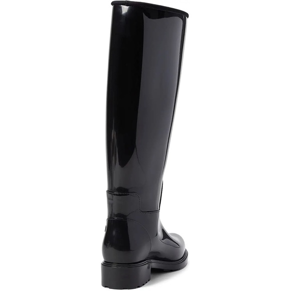 Black Melissa Fullness Rain Boot - Picture 2 of 4